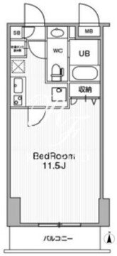 アーバンフラッツ池袋プレミアム 2003 間取り図
