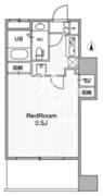 アーバンフラッツ池袋プレミアム 2407 間取り図