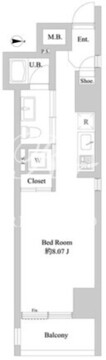 ミリアレジデンス北新宿 303 間取り図