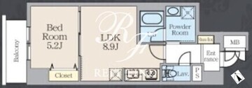 アルトヴィラ虎ノ門 905 間取り図