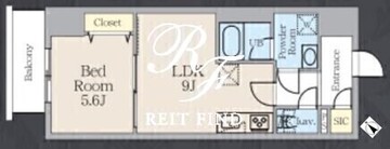 アルトヴィラ虎ノ門 304 間取り図