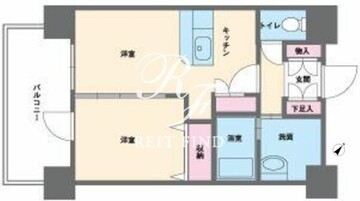 HF西新宿レジデンスイースト 701 間取り図