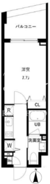 JMFレジデンス世田谷三宿 417 間取り図