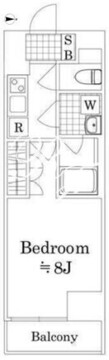 アークマーク東向島アズ 504 間取り図