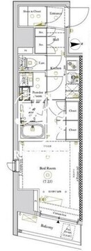アークマーク東向島アズ 601 間取り図