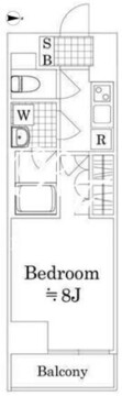 アークマーク東向島アズ 802 間取り図