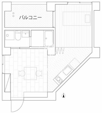 三組坂flat 6fA 間取り図