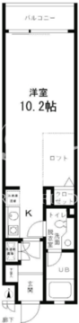 レジディア笹塚 117 間取り図