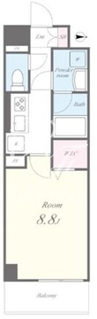 メゾンドグランマレ 203 間取り図