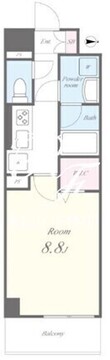 メゾンドグランマレ 403 間取り図
