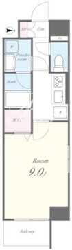 メゾンドグランマレ 206 間取り図