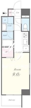 メゾンドグランマレ 606 間取り図