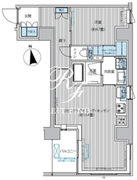 御幸レジデンス日本橋茅場町 204 間取り図