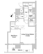 コンフォリア神楽坂DEUX 1103 間取り図