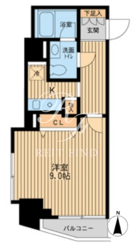 ドゥーエ東陽町 301 間取り図