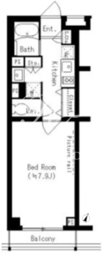 KDXレジデンス西馬込 302 間取り図