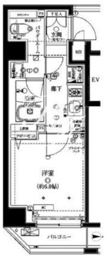 アルテシモアベニ 301 間取り図