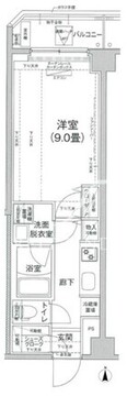 アイルグランデ大田 407 間取り図