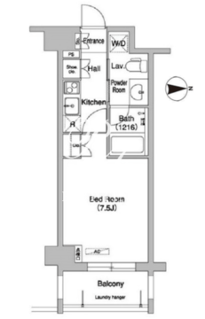 コンフォリア下北沢 221 間取り図