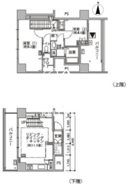 東雲キャナルコートCODAN 20-701 間取り図