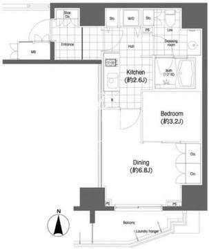 BPRレジデンス恵比寿 404 間取り図