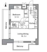 麻布台レジデンス 1301 間取り図