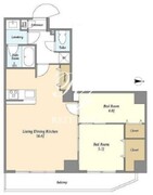 アルファコート亀戸2 316 間取り図