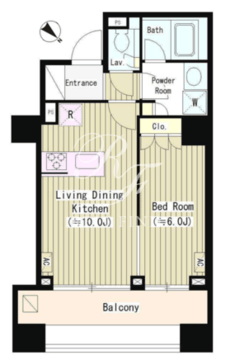 シティカレント南青山 1203 間取り図