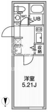 フラッフィー落合南長崎 101 間取り図