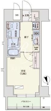 アーバネックス秋葉原イースト 606 間取り図