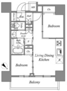 コスモグラシア板橋区役所前 601 間取り図