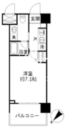 フォレシティ豊洲 502 間取り図