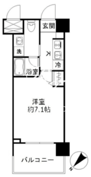 フォレシティ豊洲 502 間取り図