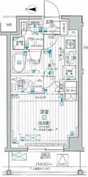 デュオステージ本郷 403 間取り図