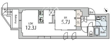 グランデュオ千歳船橋6 103 間取り図