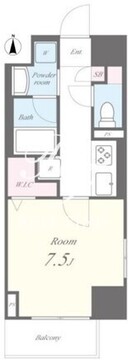 カリーノ鳥越 803 間取り図