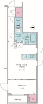 ドゥーエ梅屋敷 506 間取り図