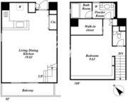 キャビンアリーナ赤坂 901 間取り図