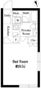 パセオ武蔵小山 203 間取り図
