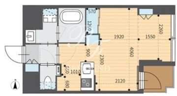 パークルール恵比寿 305 間取り図