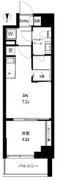 アーバンパーク亀戸2 702 間取り図