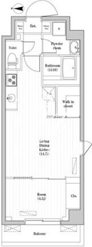 アーバンパーク本所吾妻橋 705 間取り図