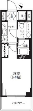 プレミアムキューブ大崎 105 間取り図