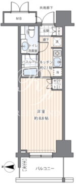ＭＦＰＲコート木場公園 410 間取り図