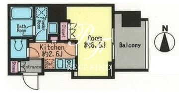 スタイリオ蒲田 203 間取り図