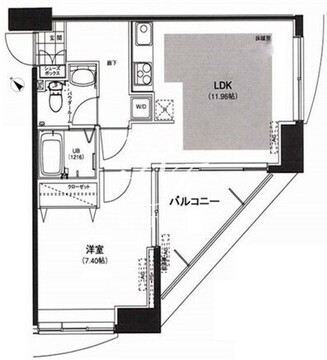 サウンドおしあげ 703 間取り図