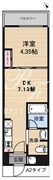 アーバンパーク東日暮里 402 間取り図