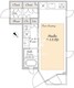 ルミークスイート恵比寿 206 間取り図