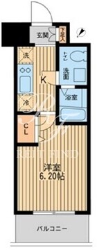 エコロジー潮見レジデンス 412 間取り図