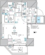 ディアレイシャス蒲田2 602 間取り図